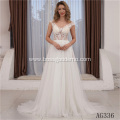 Beading Sequined Appliques Princess Ball Gown